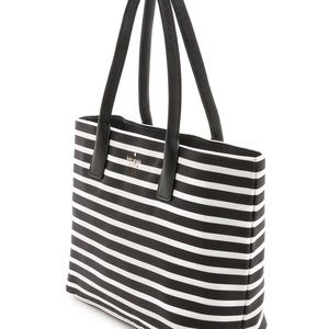 Kate Spade striped catie tote bag